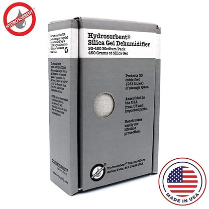 HYDROSORBENT® Gun Safe Dehumidifier Rechargeable Silica Gel 450 Gram Carton. - Image 8