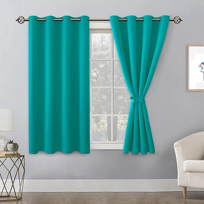 Hiasan Blackout Curtains for Bedroom, 52 x 54 Inches Long - Image 2