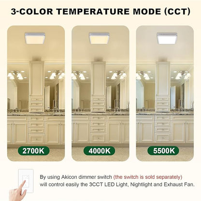 Akicon Bathroom Exhaust Fan - Image 3