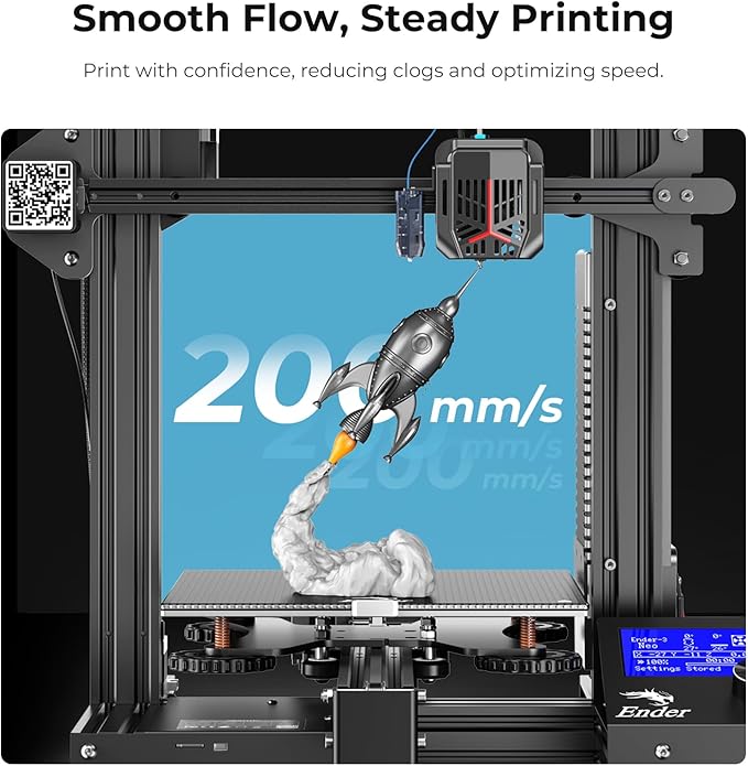Creality PLA Filament 1.75mm Green, 3D Printer Filament 1kg Spool, High - Image 5