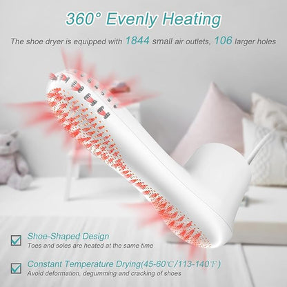 Shoe Dryer and Deodorizer -Enhanced Deodorising, Boot Dryer - Image 4