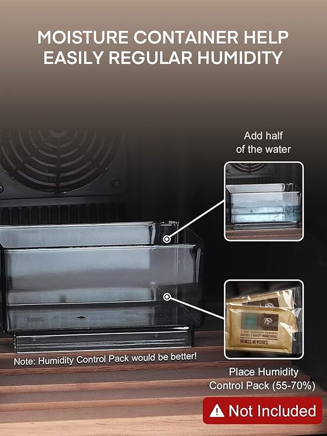 FOHERE Cigar Humidor Electric 18L - Image 9