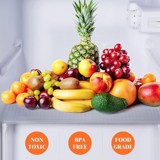 17.5 Inches x 20 Ft Refrigerator Liners Shelf Liner, Fridge Liners Non Slip - Image 2