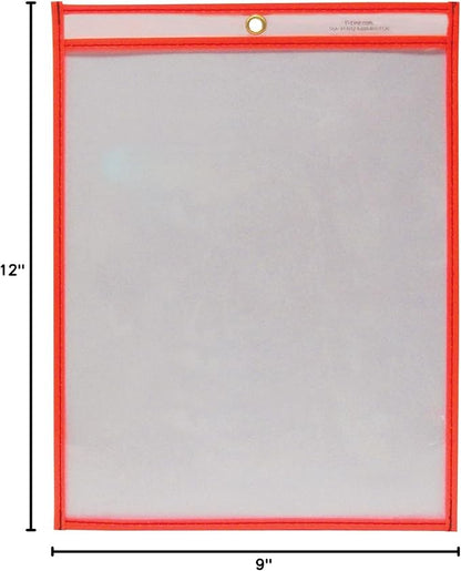 C-Line Reusable Dry Erase Pockets, 9 x 12 Inches - Image 5