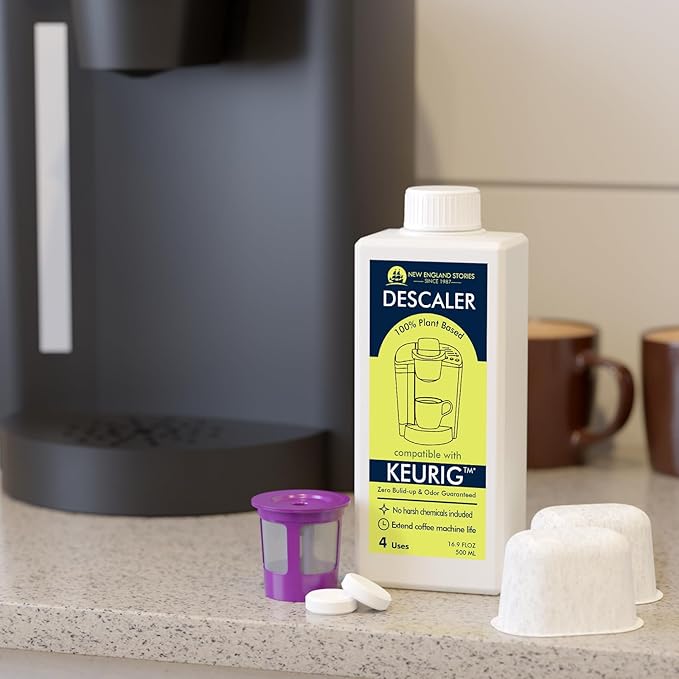 New England Stories Keurig Compatible Descaling Set, 1 Year Cleaning & - Image 7
