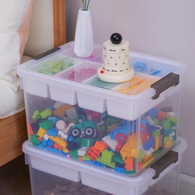 Citylife 32 QT Plastic Storage Bins - Image 3