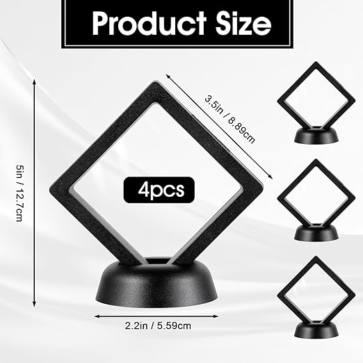 4PCS Quarter Display Case, Floating Display Case - Image 2
