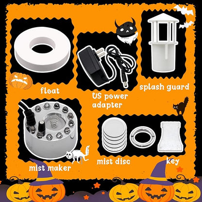 Halloween Mist Maker, Halloween LED Ultrasonic Mister Fogger - Image 2