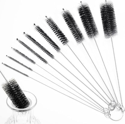 LOVEINUSA Straw Cleaner Brush, 10 Pieces 8.2 Inch Bottle Brush, Nylon Tube by LoveInUsa