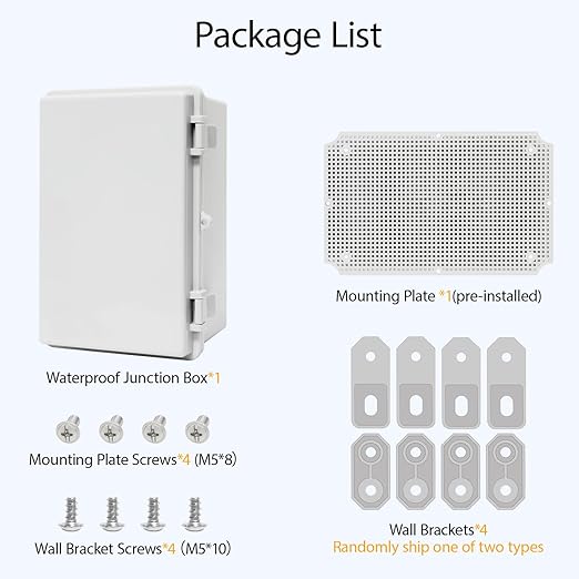 Junction Box ABS Plastic IP65 Waterproof Dustproof Universal Electrical - Image 8