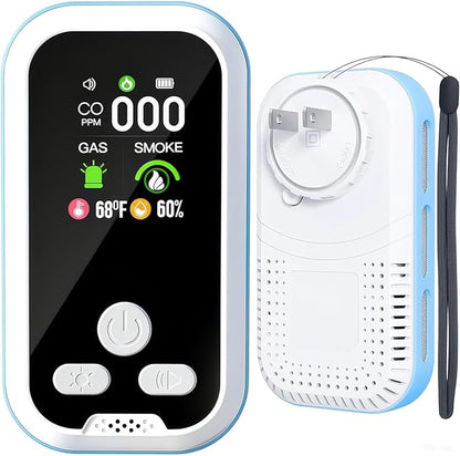 6 in1 Carbon Monoxide Detector Combo by MakeyourLifeBetter