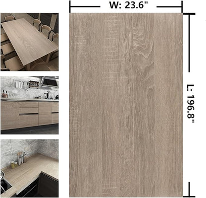 23.6"x 196.8" Natural Gray Oak Contact Paper - Image 7