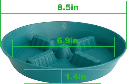 4 Pack Plant Saucer 8 inch, 10 12 14 17 inch, Plant Stand Plastic Plant Saucers - Image 2