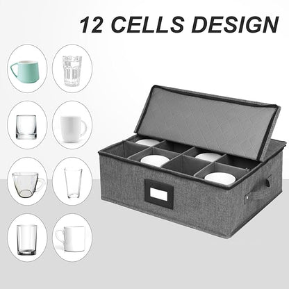 Mug Storage Box with Dividers, China Storage Containers - Image 6