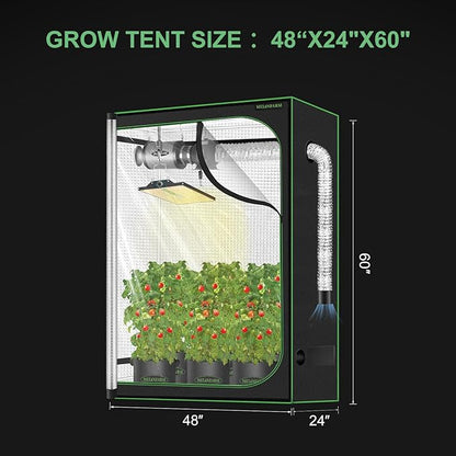MELONFARM 4x2 Grow Tent, Growing Tent - Image 4