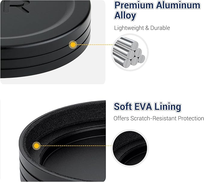 JJC Aluminum Lens Cap for Ricoh GR IV GRIV GR4 HDF Monochrome Digital Camera - Image 4