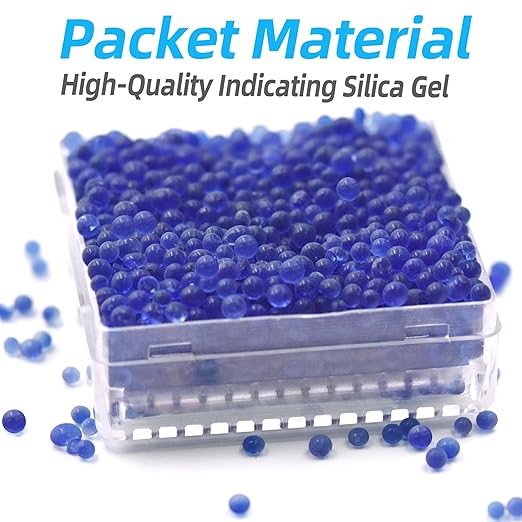 Silica Gel Canister, 45 Gram 10 Packs Hard Plastic Silica Gel Desiccant Canister - Image 5