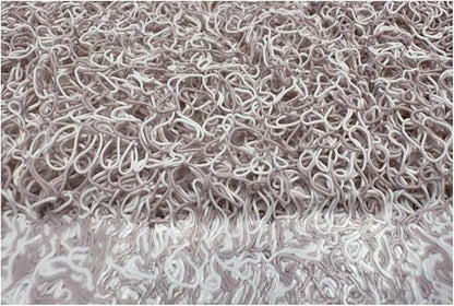 Non Slip with Suction Cups Loofah Bathmat 27"x15" & 29.5"X16.9", PVC Loofah - Image 3