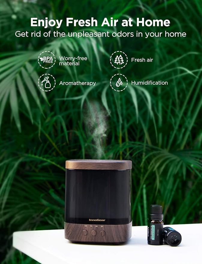 InnoGear Diffusers for Essential Oils, 300ml Oil Diffuser Aromatherapy - Image 8