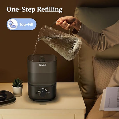 LEVOIT Classic 160 Top-Fill Ultrasonic Cool Mist Humidifier, Super Easy to Fill - Image 2