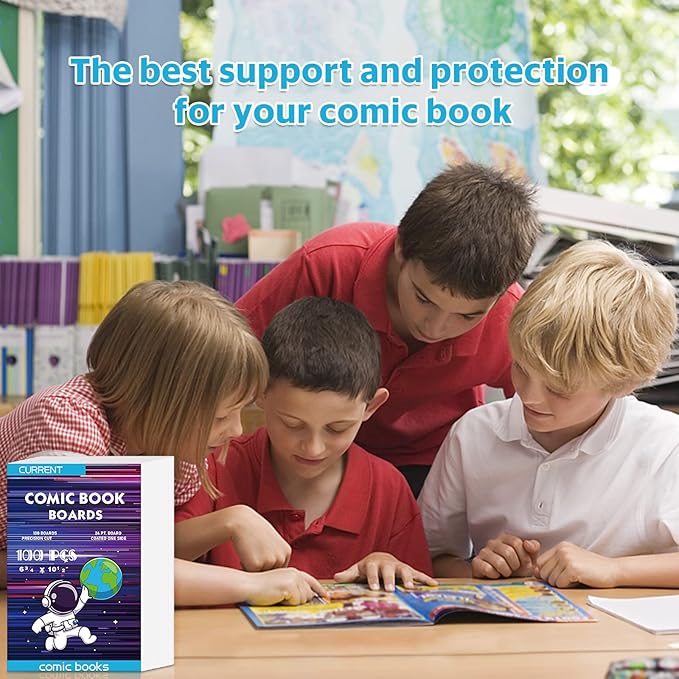 100 Comic Book Boards, Current Size Comic Book Boards, Acid-Free Backing Board - Image 7