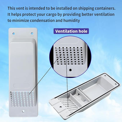 8 Pack Shipping Container Air Vent, Cross Flow Ventilation - Image 3