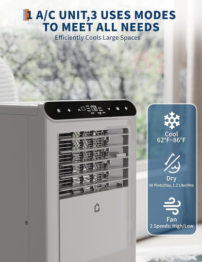 GarveeHome 8, 000 BTU Portable Air Conditioners - Image 2
