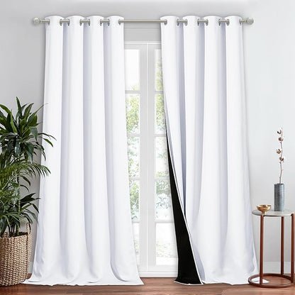 NICETOWN Full Shading Curtain for Windows, 1 Panel, 52 inches W x 90 inches L by NICETOWN