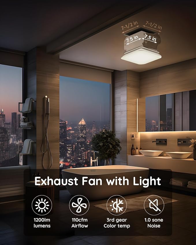 Fitop Bathroom Exhaust Fan - Image 3