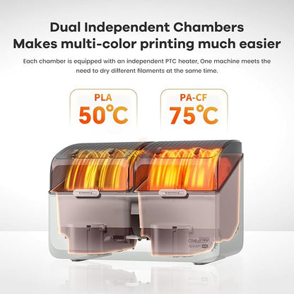 Creality Space Pi X4L Filament Dryer, 4 Spools 3D Printer Filament Dehydrator - Image 2