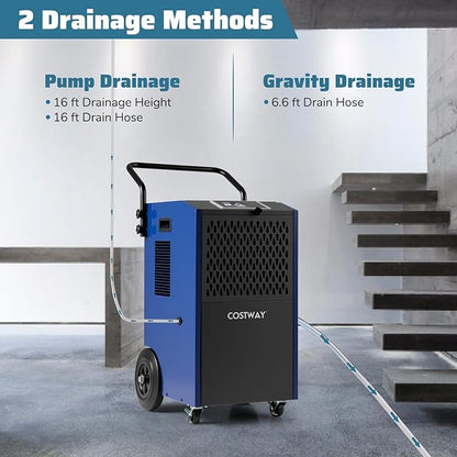 COSTWAY 154 Pints Commercial Dehumidifier - Image 7