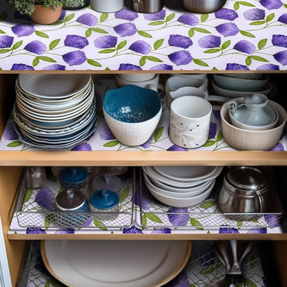 18" W x 96" L Floral Drawer and Shelf Liner - Image 6