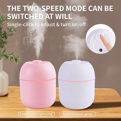 Portable Mini Humidifier Small Cool Mist Humidifier Personal Desktop USB - Image 7
