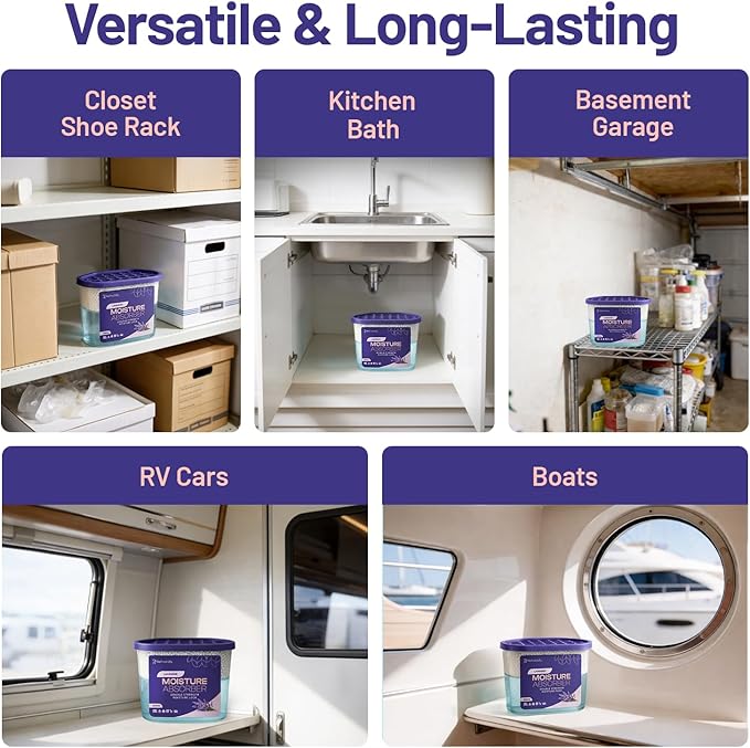 Premium Moisture Absorbers and Dehumidifier Tubs – High-Efficiency Closet - Image 7