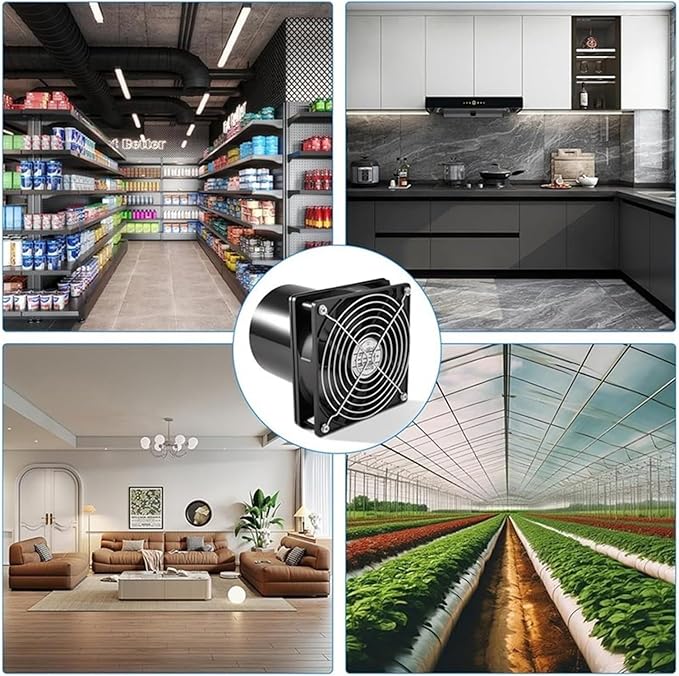 Exhaust Fan, For Bathroom, 3000 RPM Pipe - Image 4