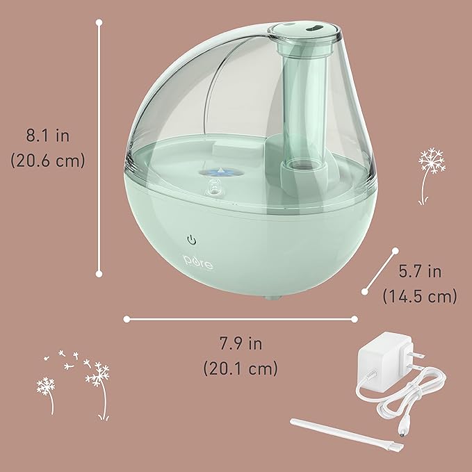 Pure Enrichment PureBaby Ultrasonic Cool Mist Humidifier & Soft Glow Night Light - Image 6