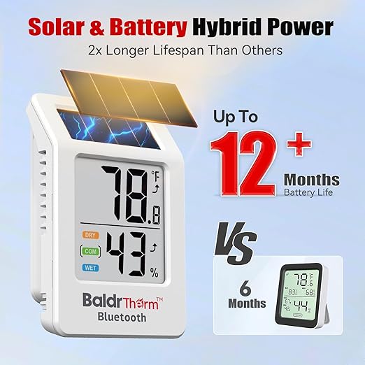 BaldrTherm WiFi Thermometer, Wireless Smart Thermometer, Remote Temperature - Image 2