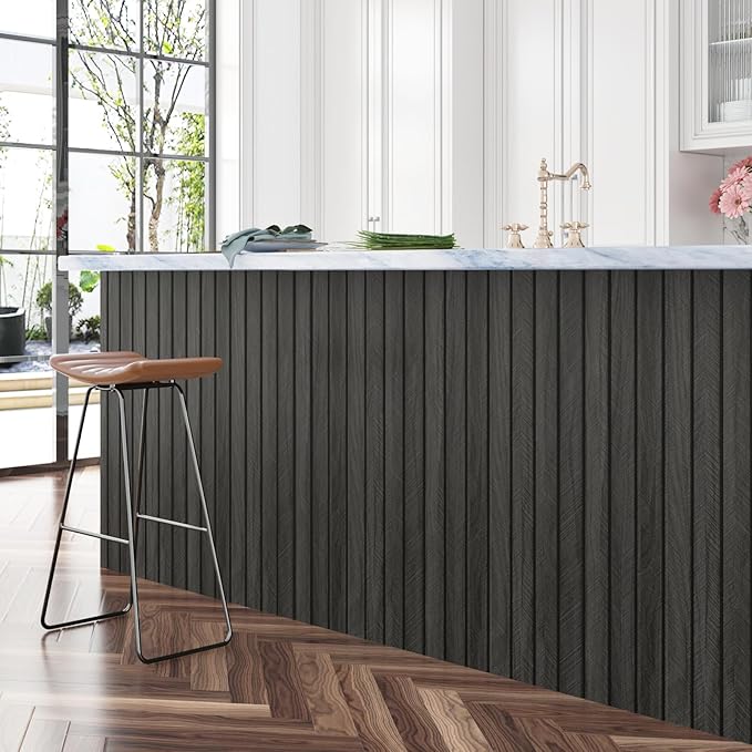 200"x23.6" 3D Wood Panels for Interior Wall Decor Peel and Stick Acoustic Wood - Image 4