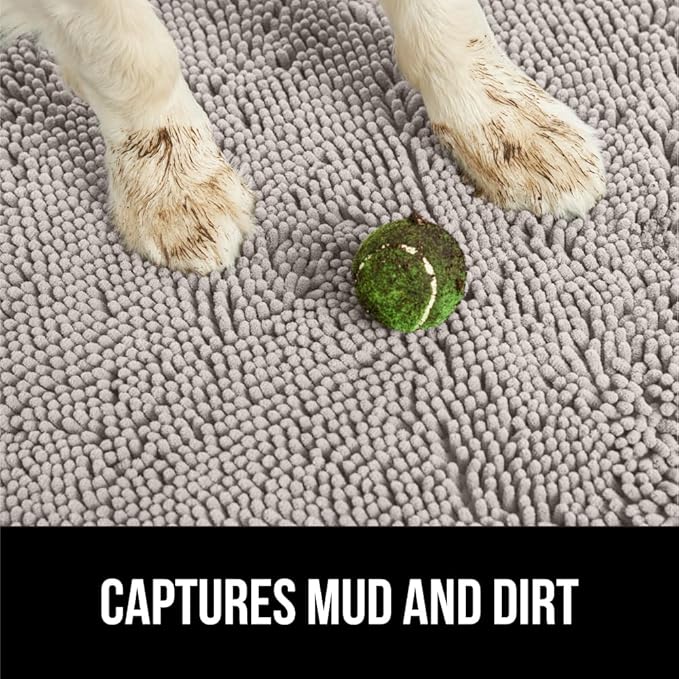 GORILLA GRIP SOAKSTOPPER Dog Door Mat, 48x30 Machine Washable Rug Absorbent - Image 3