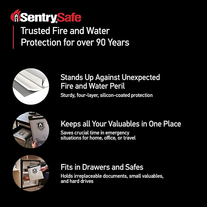 SentrySafe Fire and Water Resistant Portable Bag - Image 5