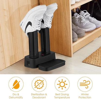 COSTWAY Electric Shoe Dryer, Double Free-Retractable Tubes - Image 5