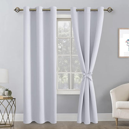 Hiasan Blackout Curtains for Bedroom, 42 x 84 Inches Long - Image 2