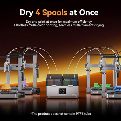 Creality Filament Dryer Box, Space PI X4 Dry Box 4 Spool, 200W PTC 3D Printer - Image 3