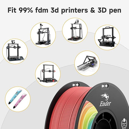 Official Creality PLA Filament Pro Red, 1.75mm 3D Printer Filament, Ender PLA + - Image 5