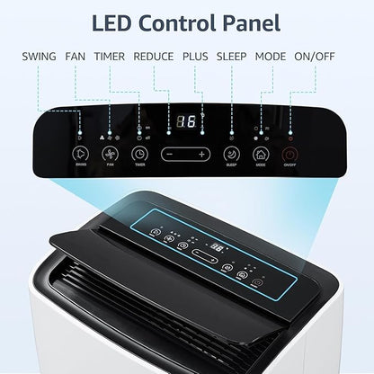 12, 000 BTU Portable AC Units for Rooms, 3-In-1 Portable Air Conditioner Up to - Image 3