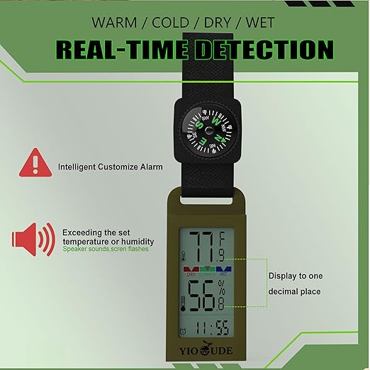 Indoor Outdoor Portable Thermometer Hygrometer - Image 4