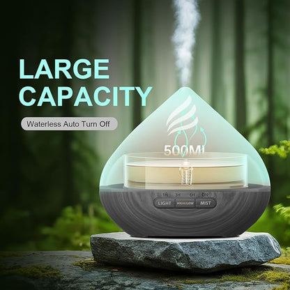 Essential Oil Scent Diffuser: 500ML Aroma Diffuser - Image 3
