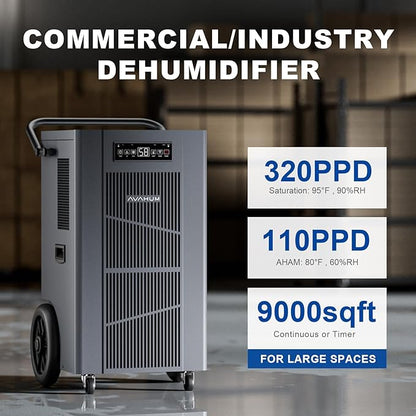 320 Pint Commercial Dehumidifier - Image 2