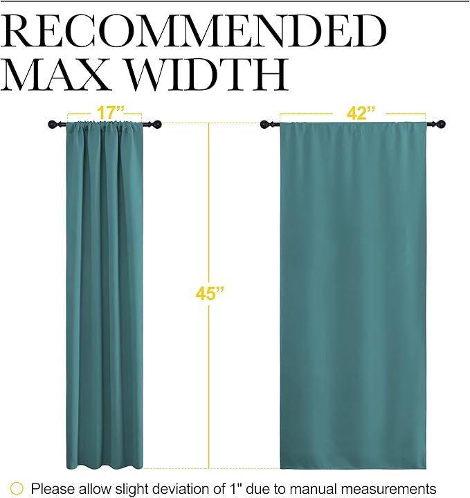 NICETOWN Window Curtains Blackout Drapes - Image 7