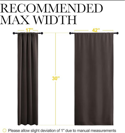 NICETOWN 2 Panels Blackout Curtains, Rod Pocket Thermal Insulated Drapes - Image 6